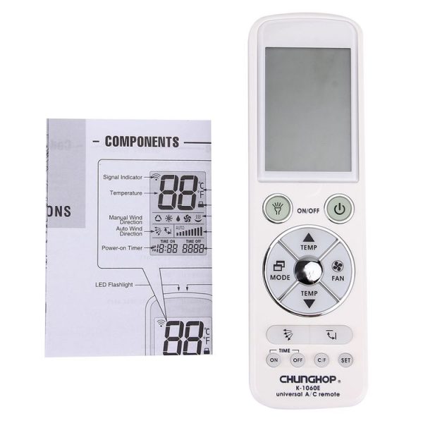 CHUNGHOP K-1060E Universal Air-Conditioner Remote Controller - Image 8