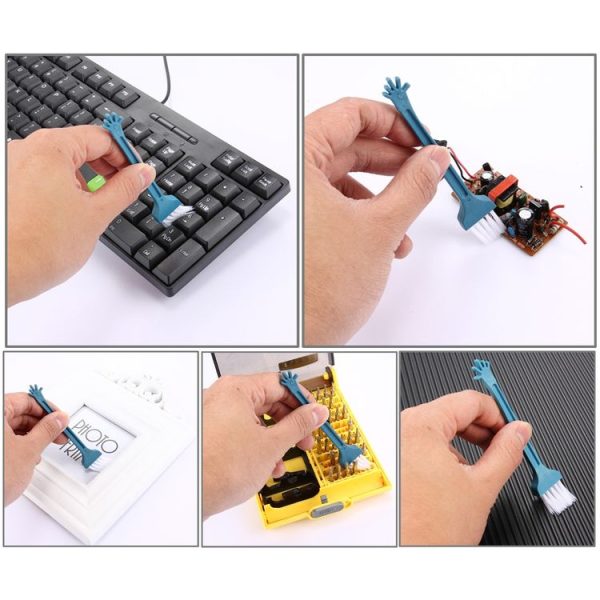 18pcs Mini Multipurpose Window Groove Keyboard Dust Track Cleaning Brush - Image 5