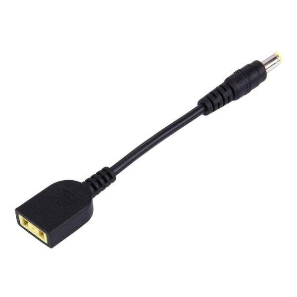 Big Square Female (First Generation) to 5.5 x 2.5mm Male Interfaces Power Adapter Cable for Laptop Notebook, Length: 10cm - Image 2