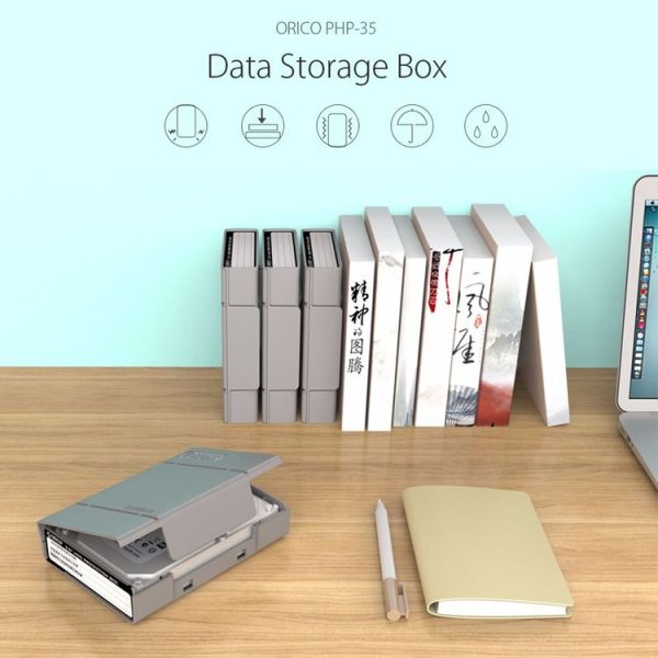 ORICO PHP-35 3.5 inch SATA HDD Case Hard Drive Disk Protect Cover Box (Grey) - Image 7