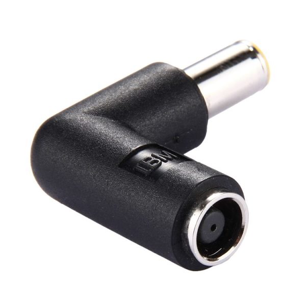 DC 7909 Male to DC 7909 Female Connector Power Adapter for Lenovo ThinkPad IBM Laptop Notebook, 90 Degree Right Angle Elbow - Image 4