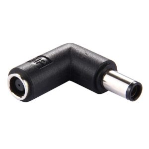 DC 7406 Male to DC 7406 Female Connector Power Adapter for HP Laptop Notebook, 90 Degree Right Angle Elbow