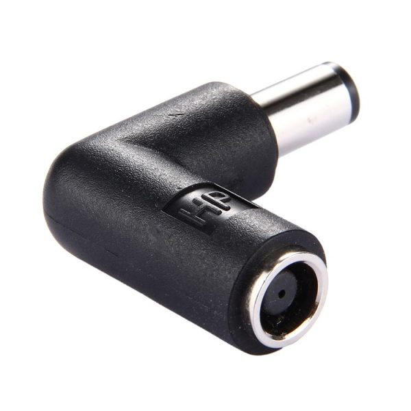 DC 7406 Male to DC 7406 Female Connector Power Adapter for HP Laptop Notebook, 90 Degree Right Angle Elbow - Image 4