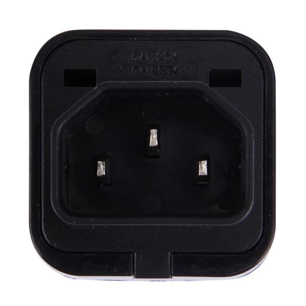 WD-320 Portable Universal Plug to C13-C14 Socket Adapter Power Travel Converter - Image 2