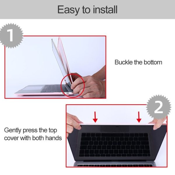 Huawei MateBook 13 inch 2019 / 2020 Shockproof Frosted Laptop Protective Case (Black) - Image 9