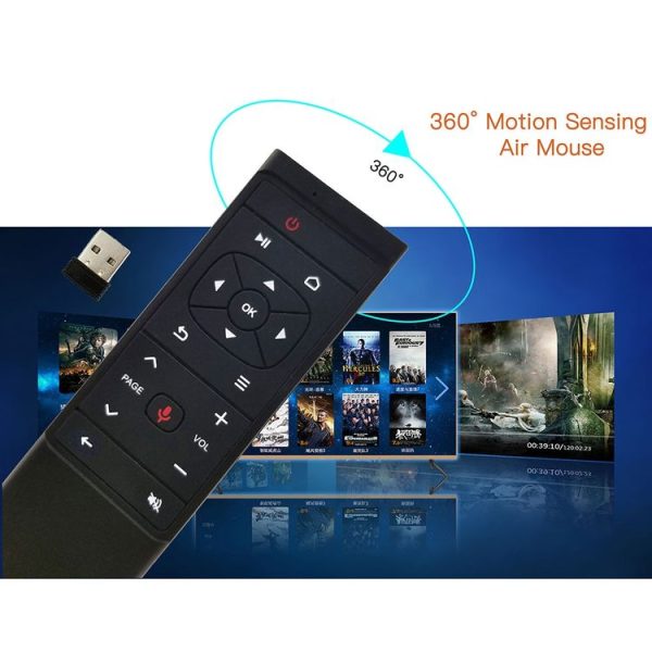 MT12 2.4G Air Mouse Remote Control with Fidelity Voice Input & IR Learning for PC & Android TV Box & Laptop & Projector - Image 8