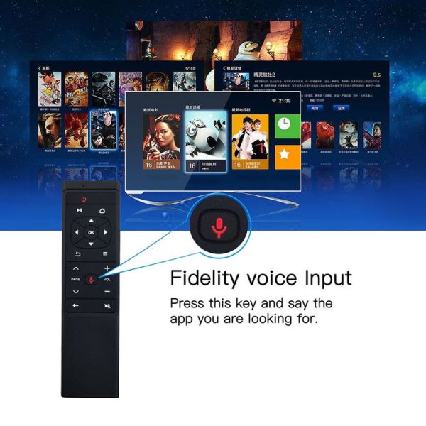 MT12 2.4G Air Mouse Remote Control with Fidelity Voice Input & IR Learning for PC & Android TV Box & Laptop & Projector - Image 9
