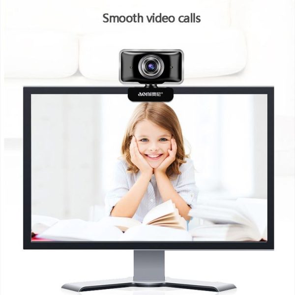 Aoni C11 720P 150-degree Wide-angle Manual Focus HD Computer Camera with Microphone - Image 5