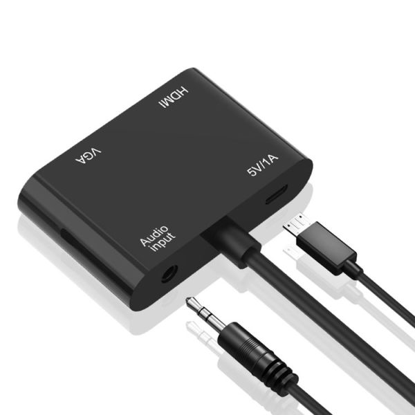 Onten 5138HV 1080P VGA to HDMI + VGA Adapter with Audio - Image 2