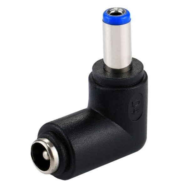 DC 5521 Male to DC 5521 Female Connector Power Adapter for Laptop Notebook, 90 Degree Right Angle Elbow - Image 4