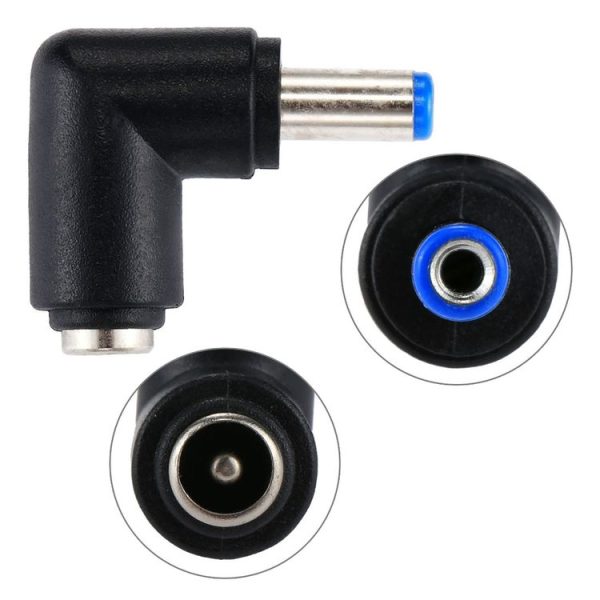 DC 5521 Male to DC 5521 Female Connector Power Adapter for Laptop Notebook, 90 Degree Right Angle Elbow - Image 5
