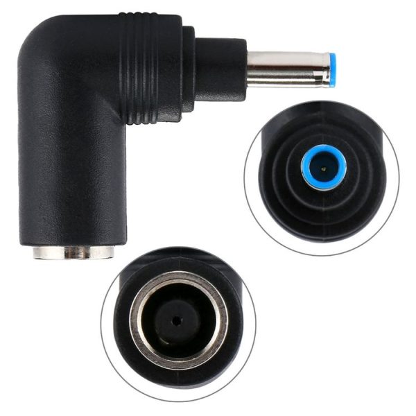 DC 4506 Male to DC 7406 Female Connector Power Adapter for HP Laptop Notebook, 90 Degree Right Angle Elbow - Image 5