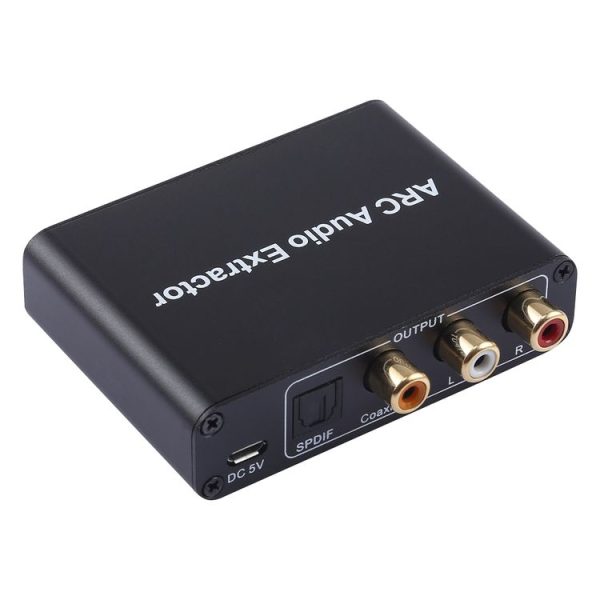 192KHz ARC Audio Extractor HDMI ARC to SPDIF + Coaxial + L / R Converter Audio Return Channel Adapter - Image 3