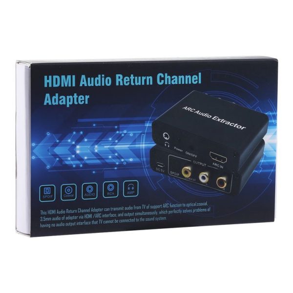 192KHz ARC Audio Extractor HDMI ARC to SPDIF + Coaxial + L / R Converter Audio Return Channel Adapter - Image 7