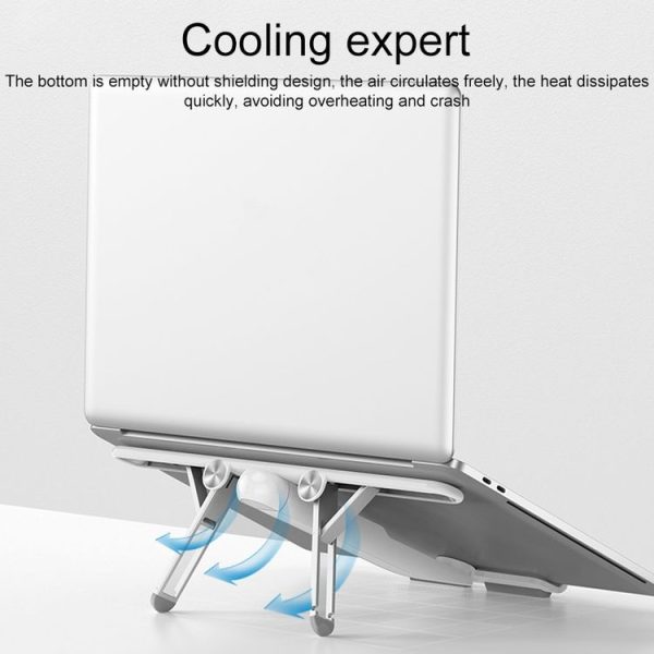 MOMAX KH2 FOLD STAND Elite Aircraft Computer Folding Holder Bracket (White) - Image 6