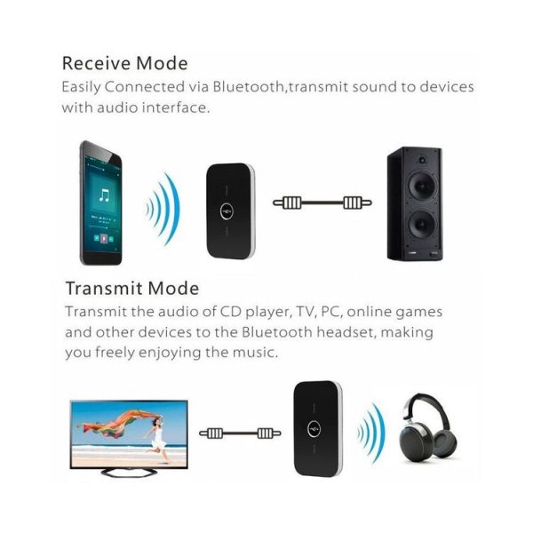 2 in1 B6 HIFI Bluetooth Audio Transmitter Receiver Adapter Portable Audio Player - Image 7