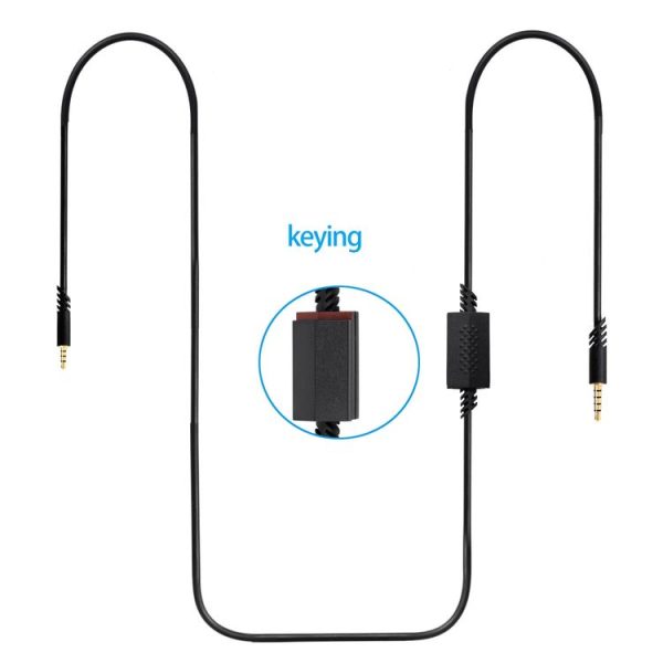 ZS0179 Gaming Headphone Audio Cable for Logitech ASTRO A10 A40, PS4, Cable Length: 2m - Image 2