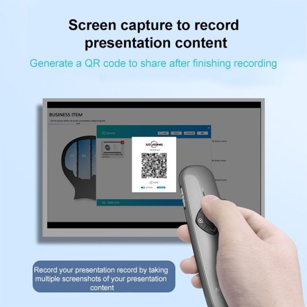 ASiNG A8N Red Light Smart Demonstrator Remote Control Flip Pen Wireless Presenter, Capacity: 32GB - Image 3