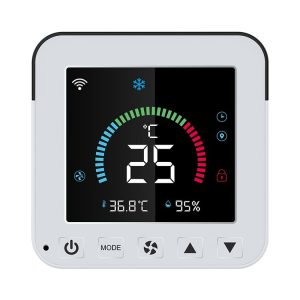 NEO NAS-RT01W WiFi Smart Color Screen Infrared Air Conditioner Controller Thermostat (White)