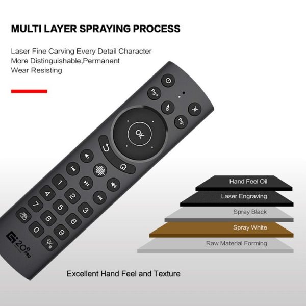 G20S Pro Voice Backlight Version 2.4G Air Mouse Remote Control - Image 5