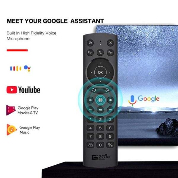 G20S Pro Voice Backlight Version 2.4G Air Mouse Remote Control - Image 6