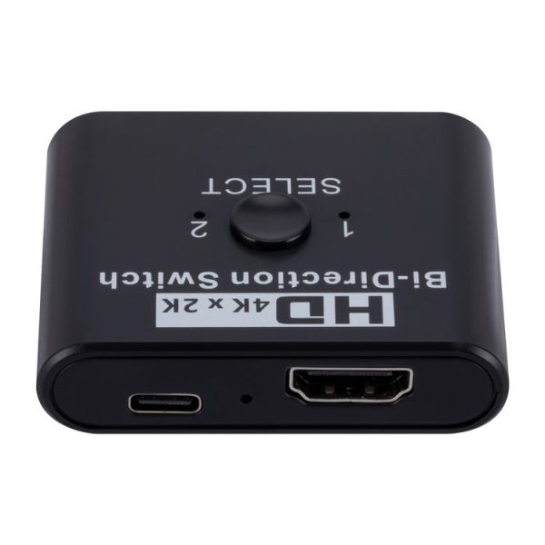 2 In 1 Out 4K HD Video Bi-Direction HDMI Switcher - Image 2