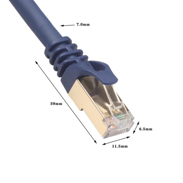 1.8m CAT8 Computer Switch Router Ethernet Network LAN Cable, Patch Lead RJ45 - Image 4