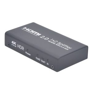 AYS-12V20 HDMI 2.0 1x2 4K Ultra HD Switch Splitter (Black)