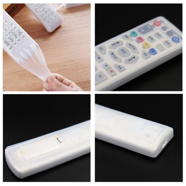 5 PCS Rabbit Design Long Air Conditioning / TV / Smart TV Box Remote Control Waterproof Dustproof Silicone Protective Cover, Size: 19.5*5*2cm - Image 4