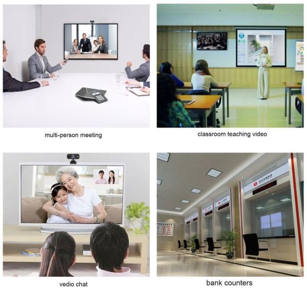 HXSJ S50 30fps 100 Megapixel 720P HD Webcam for Desktop / Laptop / Smart TV, with 10m Sound Absorbing Microphone, Cable Length: 1.4m - Image 10