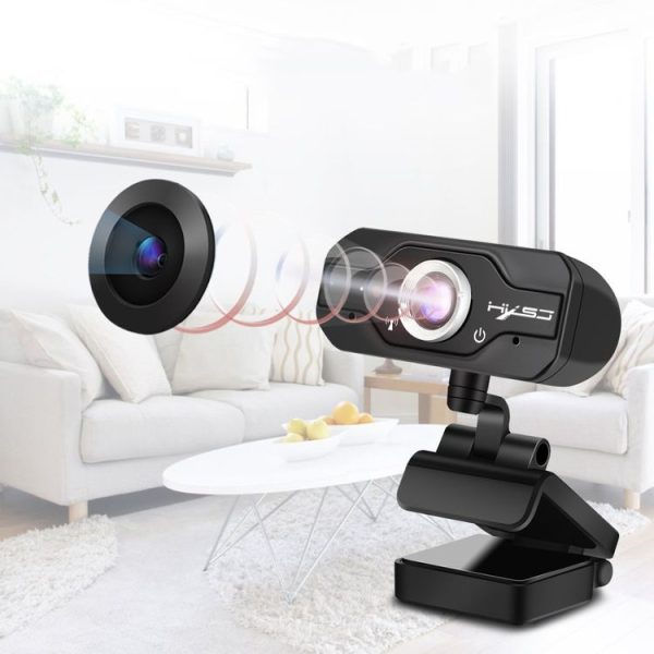 HXSJ S50 30fps 100 Megapixel 720P HD Webcam for Desktop / Laptop / Smart TV, with 10m Sound Absorbing Microphone, Cable Length: 1.4m - Image 6