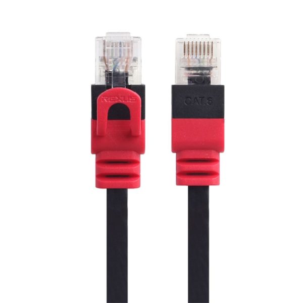 REXLIS CAT6-3 CAT6 Flat Ethernet Unshielded Gigabit RJ45 Network LAN Cable, Length: 2m - Image 2