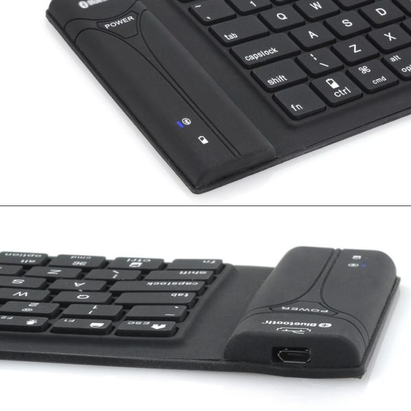 JA-11 108-keys Foldable Silicone Bluetooth Keyboard - Image 5