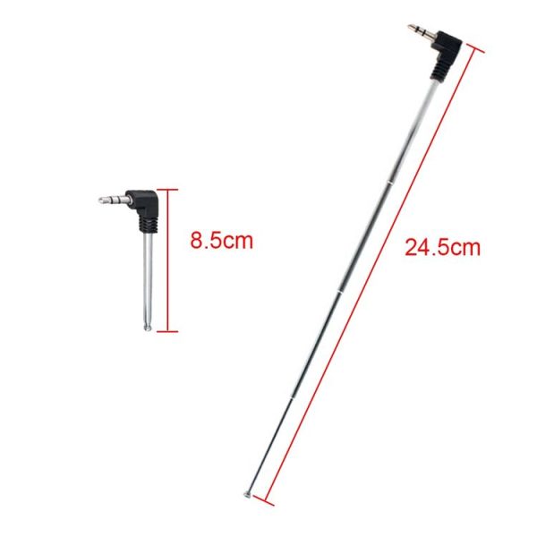 Retractable 3.5mm FM Radio Antenna for Mobile Phone, Max Length: 24.5cm - Image 5