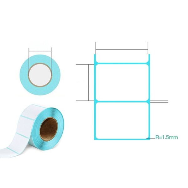 80mm x 40mm 800 Sheets Self-adhesive Thermal Barcode Label Paper - Image 2