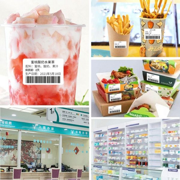 80mm x 40mm 800 Sheets Self-adhesive Thermal Barcode Label Paper - Image 6