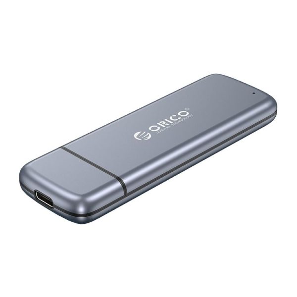 ORICO M2L2-NV03C3-GY-EP M.2 NVME + NGFF Solid State Mobile Hard Disk Enclosure (Grey)
