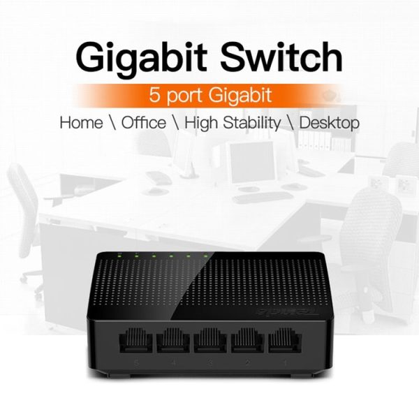 Tenda SG105 Mini 5 Ports 1000Mpbs Fast Gigabit Ethernet Network Switch LAN HUB - Image 5