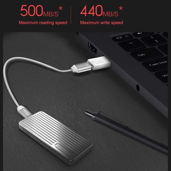 Original Xiaomi Youpin P1 Jesis High-speed Mobile Solid State Drive, Capacity: 250GB (Silver) - Image 3