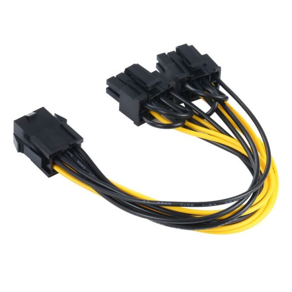 6 Pin to Dual PCI-E PCIe 8 Pin (6+2Pin) Power Cable - Image 4