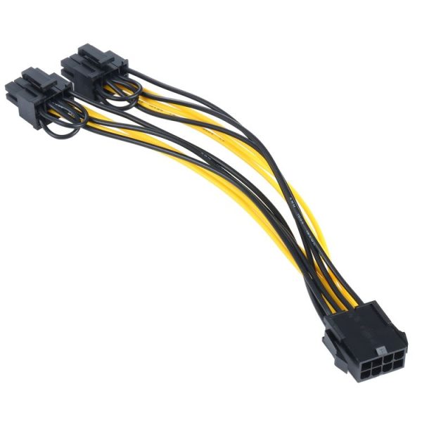 8 Pin to PCI-E PCIe 8 Pin + 8 (6+2) Pin Power Cable - Image 3