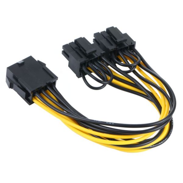 8 Pin to PCI-E PCIe 8 Pin + 8 (6+2) Pin Power Cable - Image 4