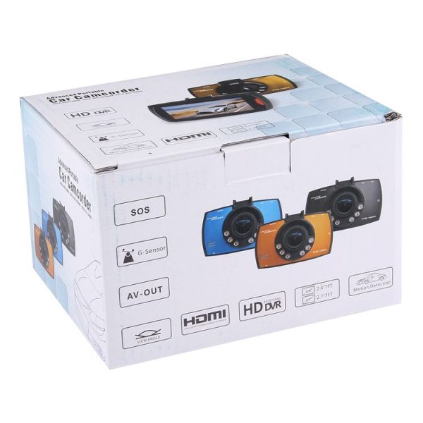 Car DVR Camera 2.7 inch LCD 480P 1.3MP Camera 120 Degree Wide Angle Viewing, Support Night Vision / Motion Detection / TF Card / G-Sensor - Image 8