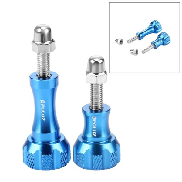 PULUZ 13 in 1 CNC Metal Accessories Combo Kits (Screws + Surface Mounts + Tripod Adapter + Storage Bag + Wrench) for GoPro, Insta360, DJI and Other Action Cameras - Image 5