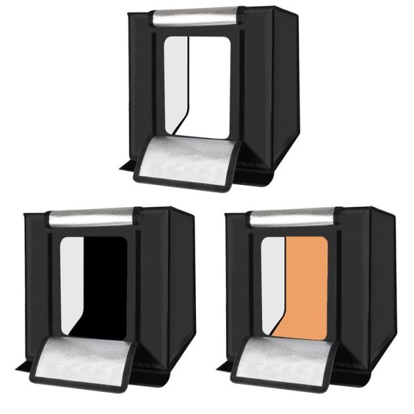 PULUZ Photography Background PVC Paper Kits for Studio Tent Box, 3 Colors (Black, White, Yellow), Size: 73.5cm x 36cm - Image 9