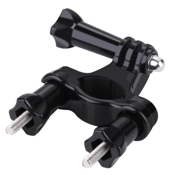 PULUZ Universal Bike Motorcycle Handlebar Mount with Screw for PULUZ Action Sports Cameras Jaws Flex Clamp Mount for GoPro, Insta360, DJI and Other Action Cameras (Black) - Image 3