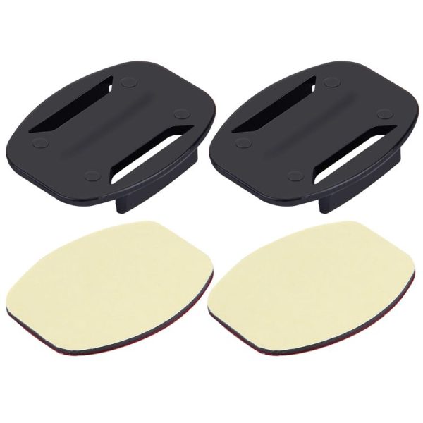 PULUZ 2 Flat Surface Mounts + 2 Adhesive Mount Stickers for PULUZ Action Sports Cameras Jaws Flex Clamp Mount for GoPro, Insta360, DJI and Other Action Cameras - Image 3