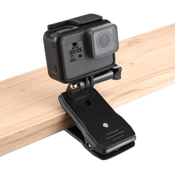 PULUZ 360 Degree Rotating Backpack Hat Rec-mounts Quick Release Clamp Mount for GoPro, Insta360, DJI and Other Action Cameras - Image 7