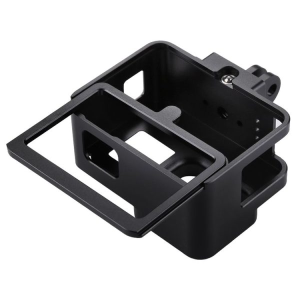 PULUZ Housing Shell CNC Aluminum Alloy Protective Cage with Insurance Frame for GoPro HERO (2018) / 7 Black / 6 / 5 (Black) - Image 6