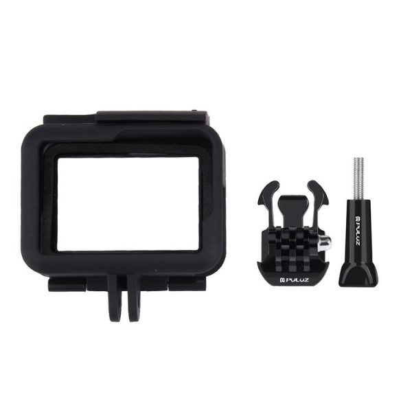 PULUZ ABS Plastic Housing Shell Frame Mount Protective Case Cage with Pedestal and Long Screw for GoPro HERO (2018) / 7 Black / 6 / 5 - Image 6
